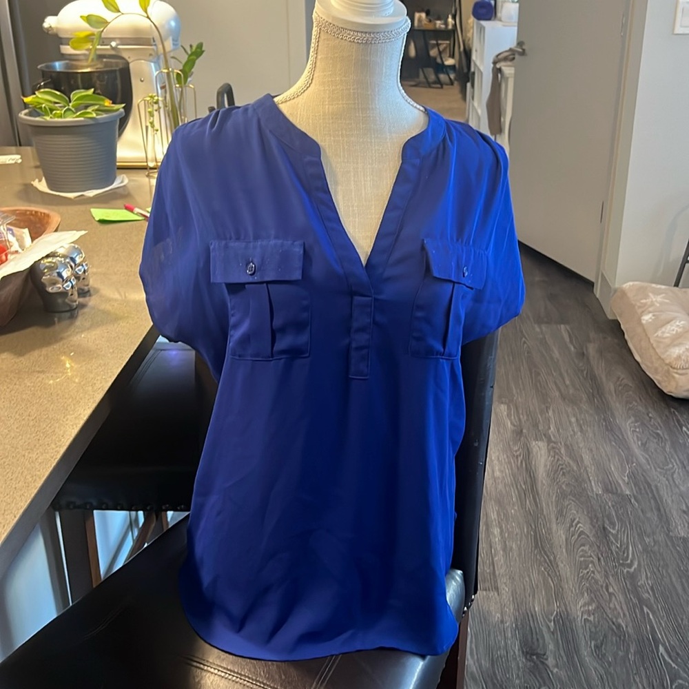 INC work blouse